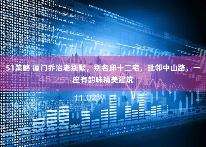 51策略 厦门乔治老别墅，别名邱十二宅，毗邻中山路，一座有韵味精美建筑